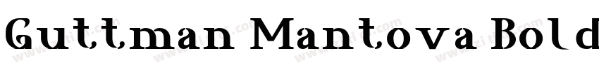 Guttman Mantova Bold字体转换